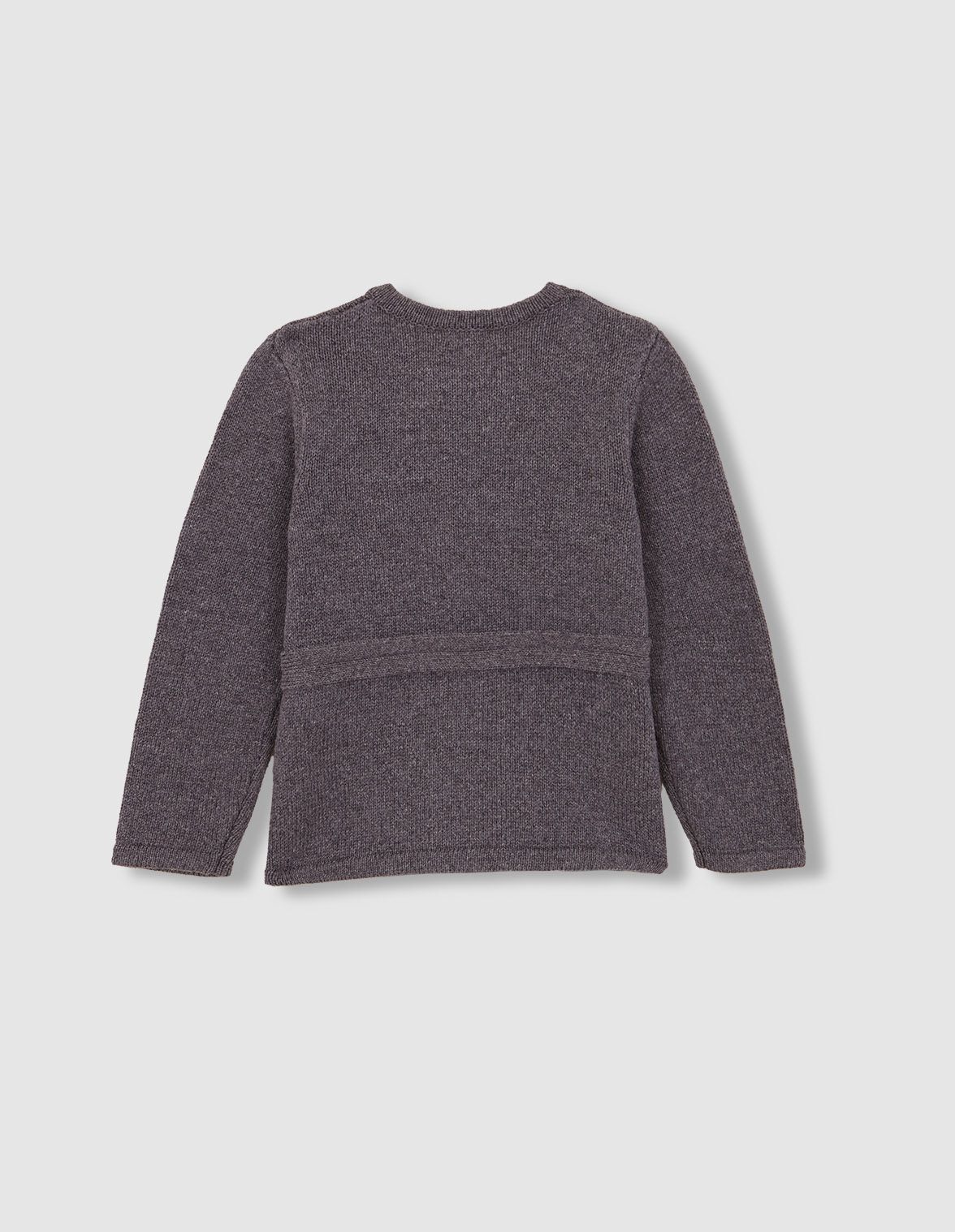 Cardigan Corto Gocco Per Bambine E Ragazze: Maglione Giacca Grigio Con Bottoni, Manica Lunga, Lavabile In Lavatrice