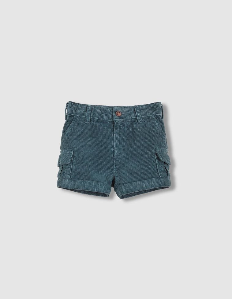 Pantalon corto cargo micropana gris
