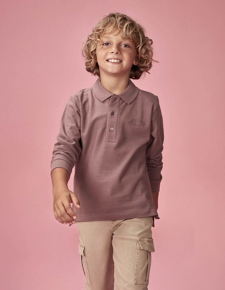 Polo de piqué con grafico Polo de piqué con grafico