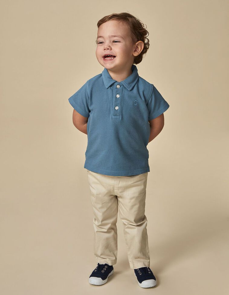 Polo básico gocco azul
