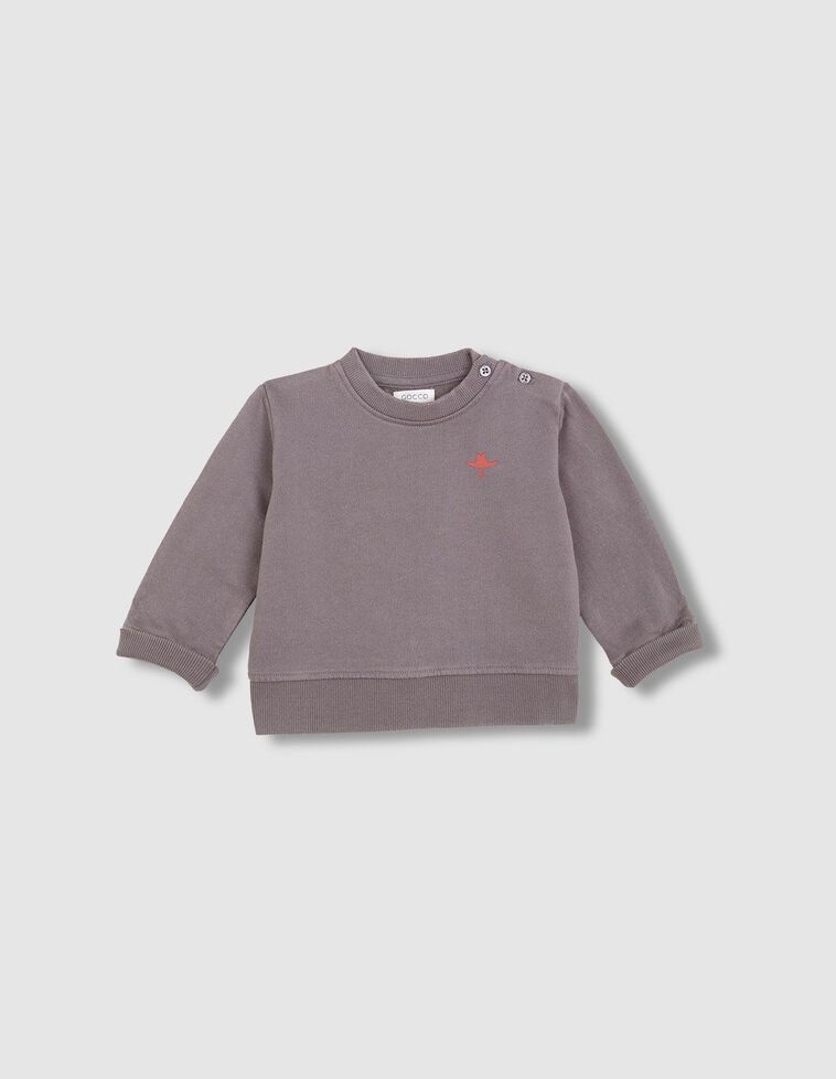 Sudadera lil bro gris