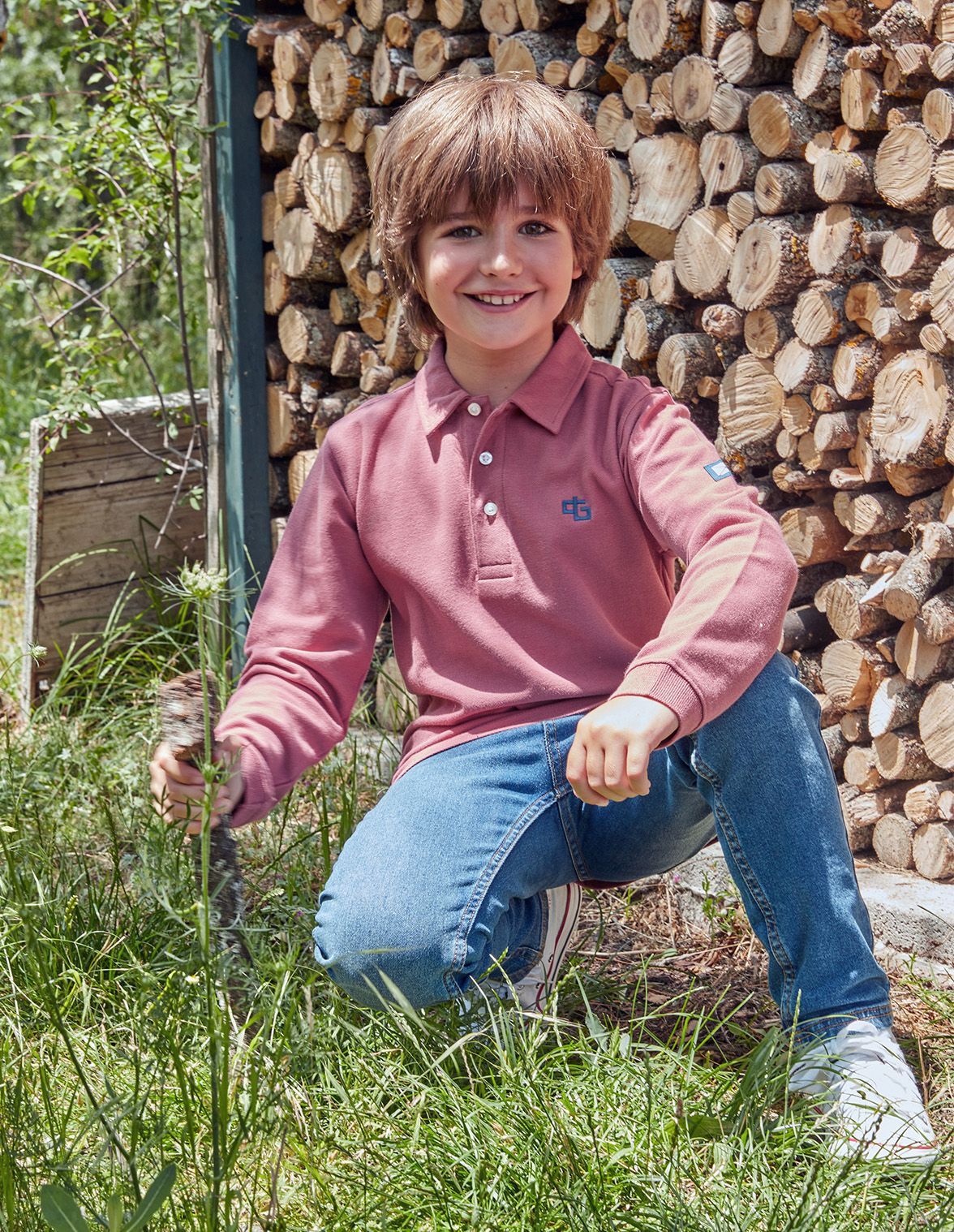 Polo rosa cheap bebe niño