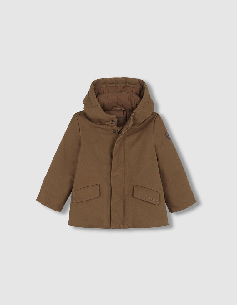 Parka  Camel Oscuro