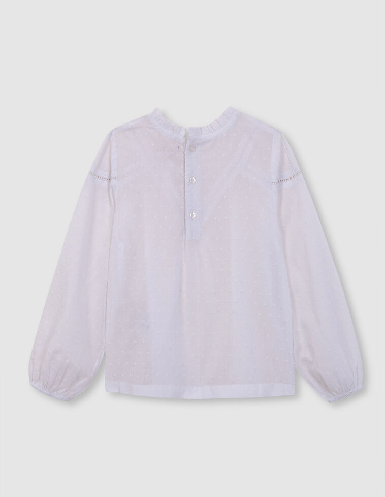 Blusa Plumeti Blanco Optico