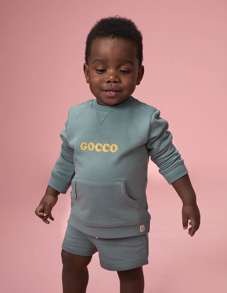 Sudadera gocco azul claro