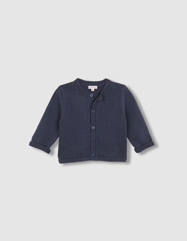 Chaqueta básica verde con lana