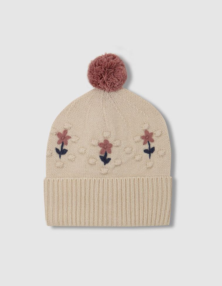 Gorro bordados piedra