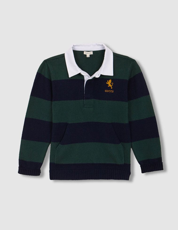 Jersey polo de rayas