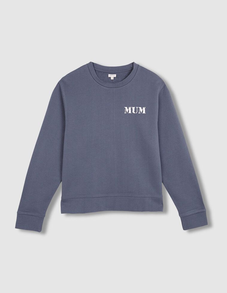 Sudadera mum azul