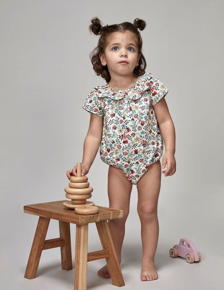Ranita estampado liberty rosa