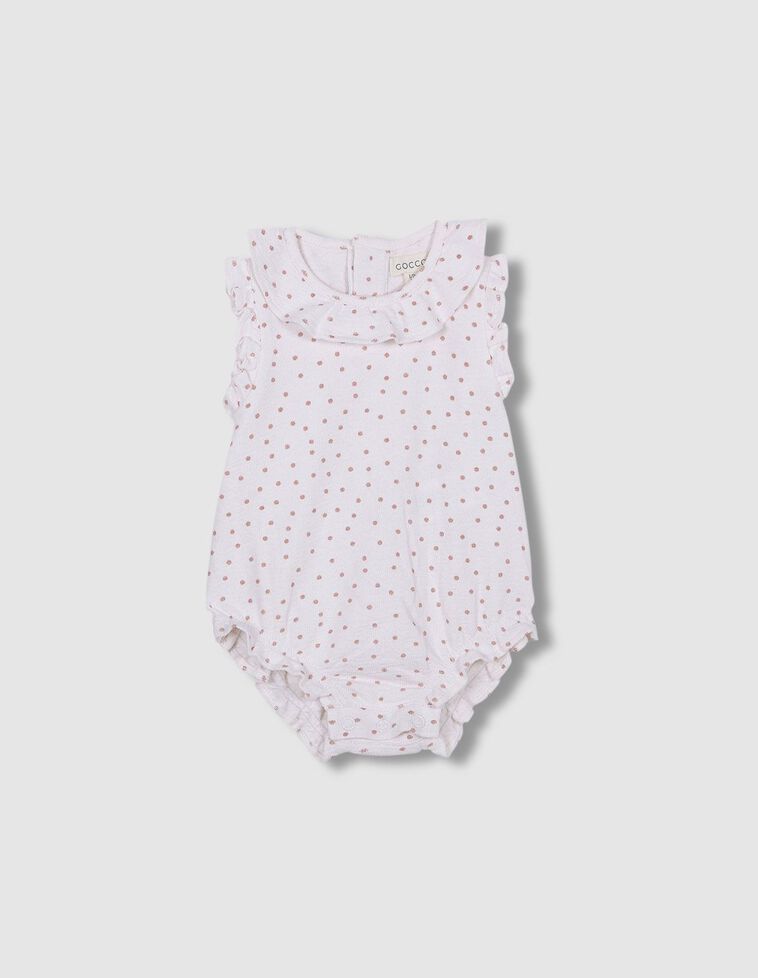 Rana jersey lunares rosa viejo