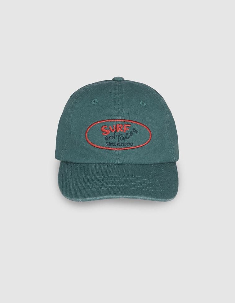 Gorra parche skate verde