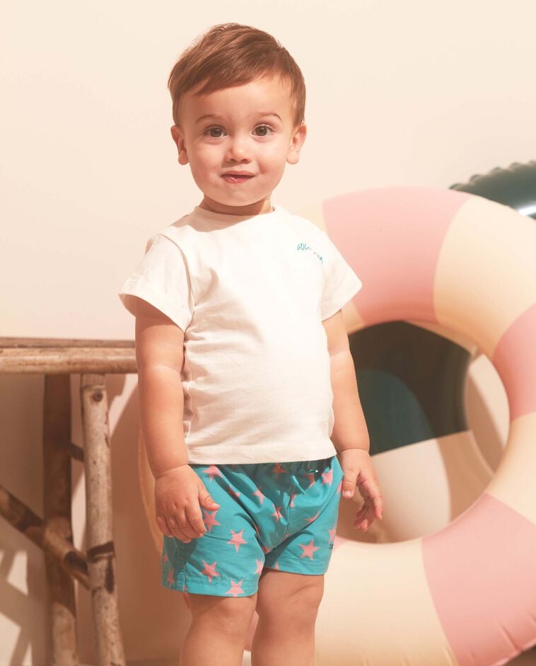 Ba&ntilde;ador de estrellas azul verdoso