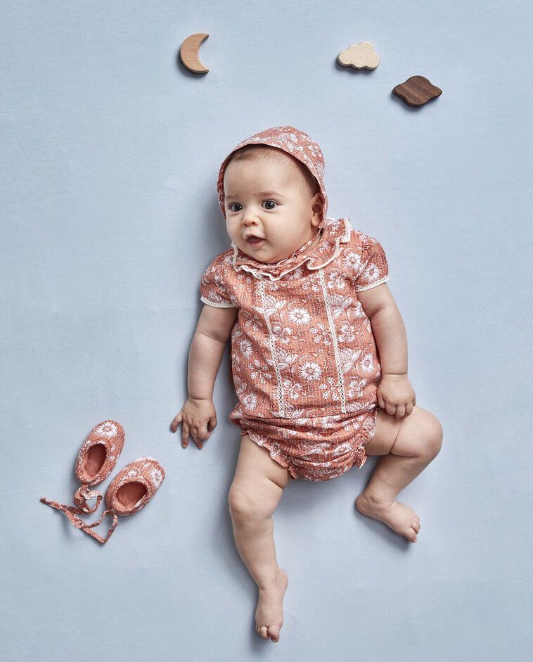 Blusa flor india rosa