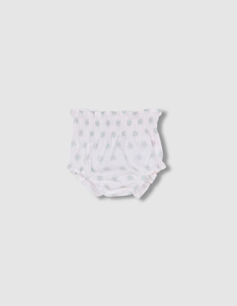 Bombacho estampado blanco