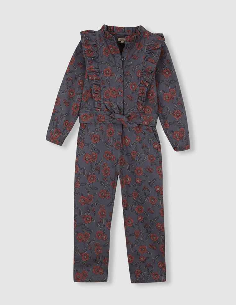 Mono con volantes estampado verde Mono con volantes estampado verde