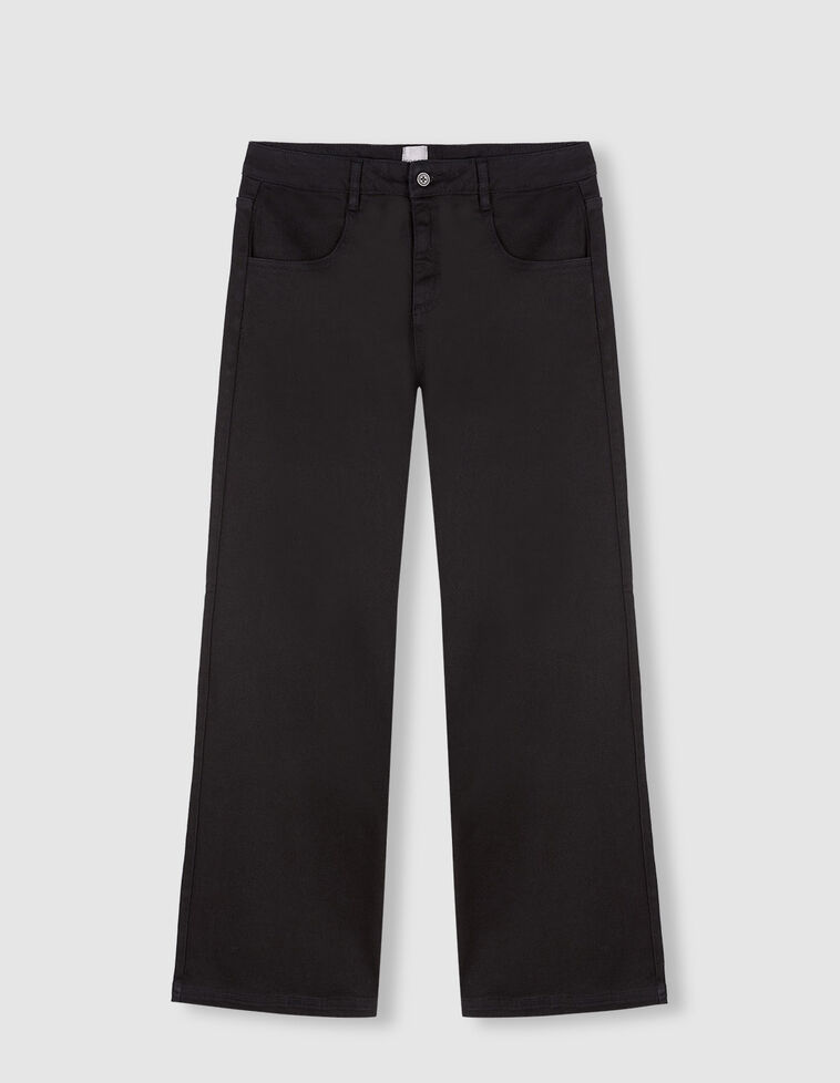 Pantalón culotte negro