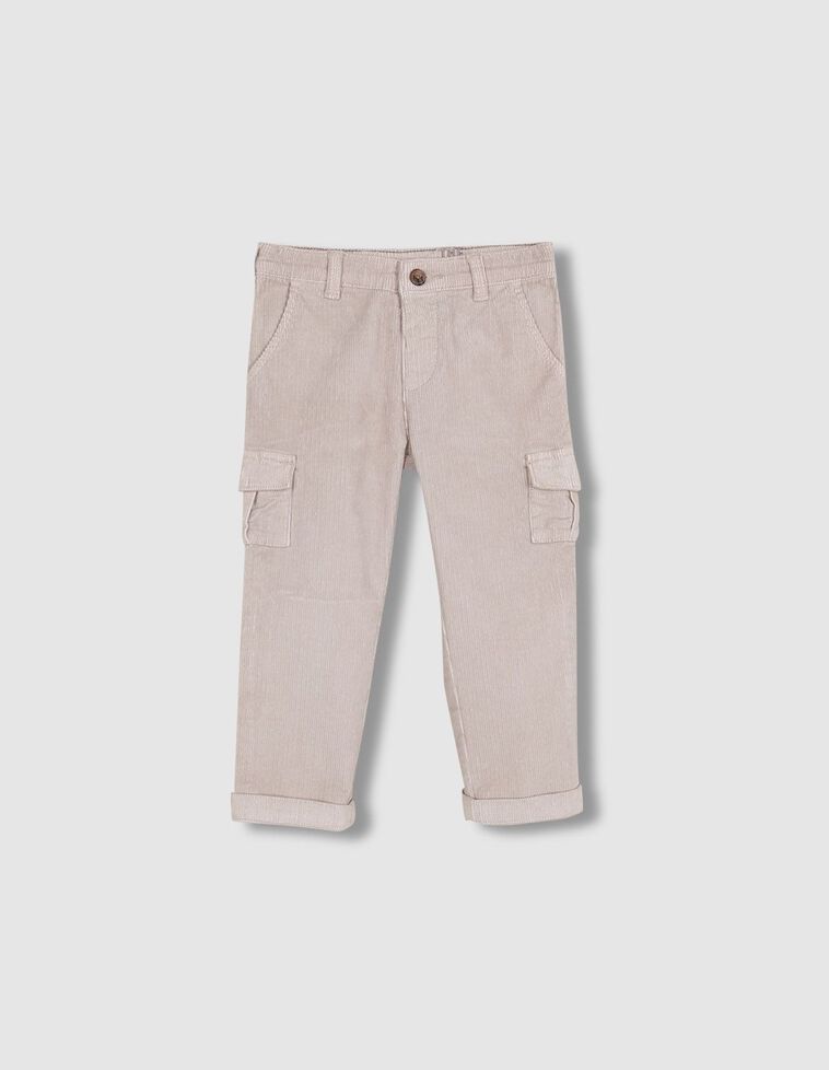 Pantalon cargo micropana piedra