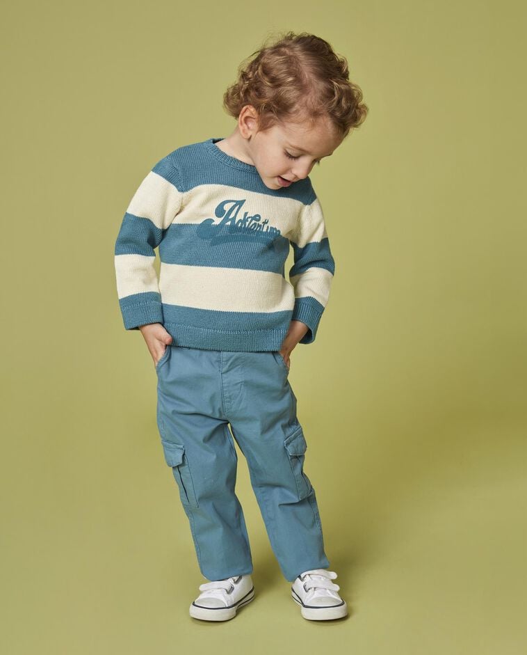 Pantal&oacute;n cargo azul