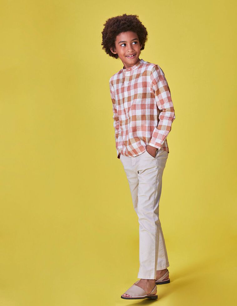 Camisa vichy caldera