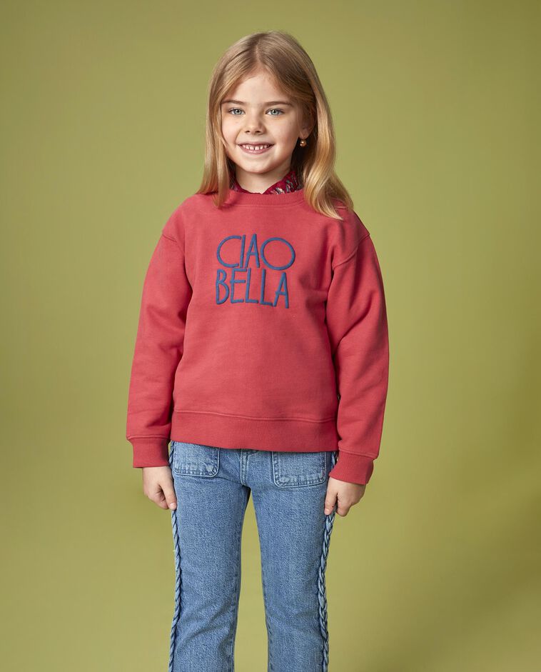 Sudadera con print coral