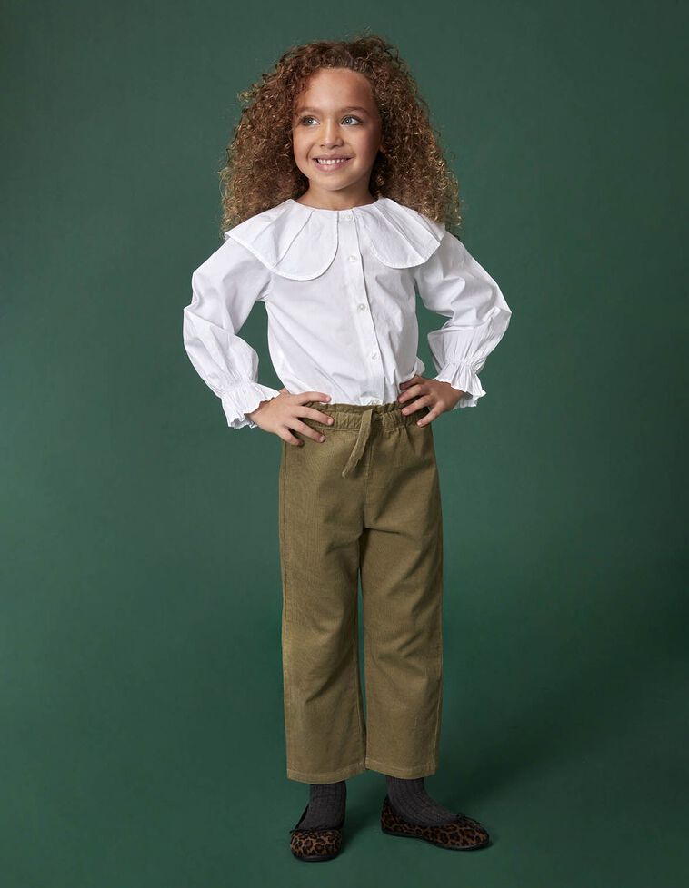 Pantalón de micropana verde
