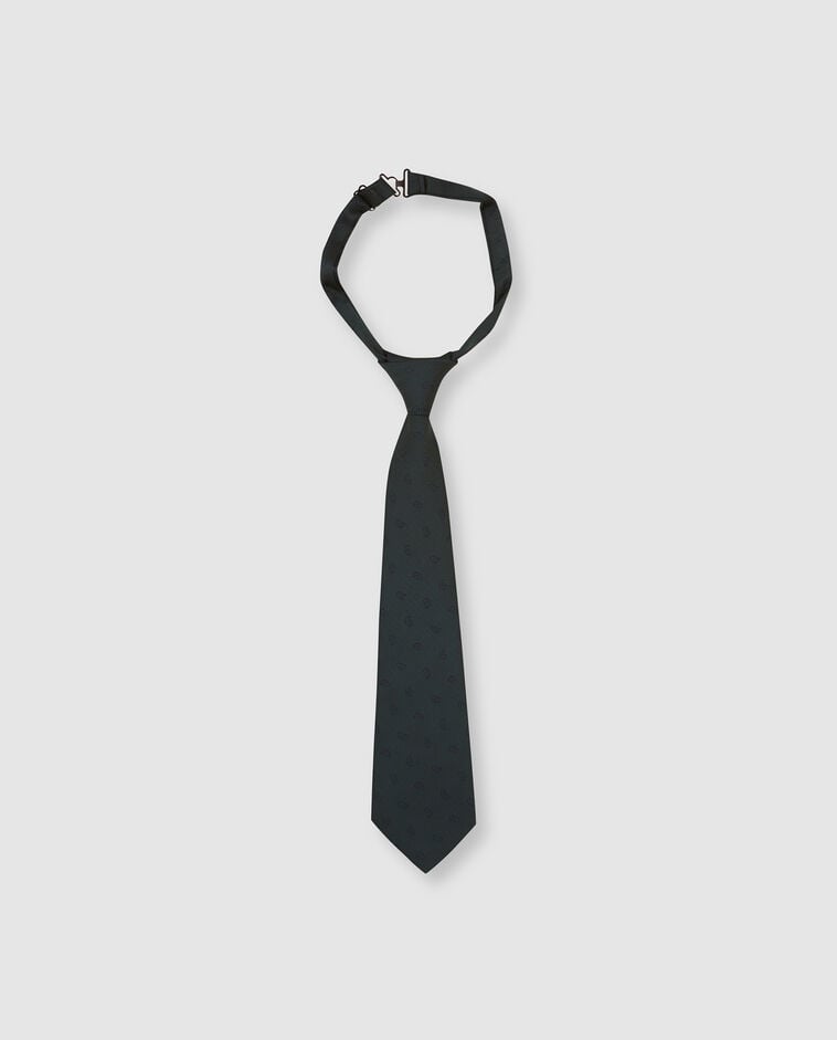 Corbata azul marino