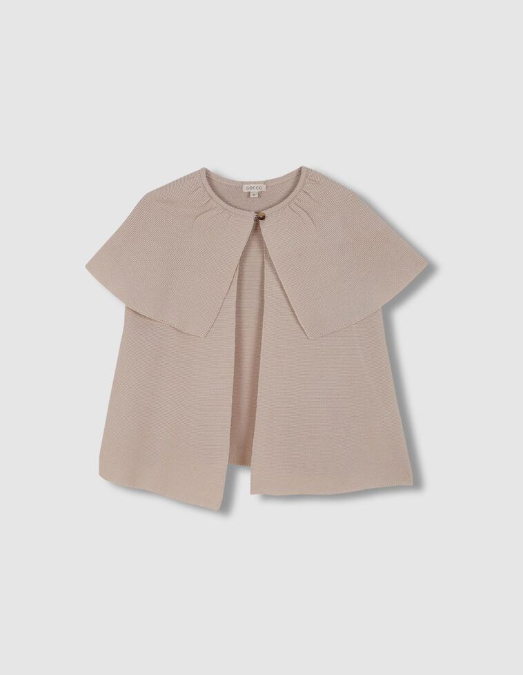 Chaqueta capa marrón