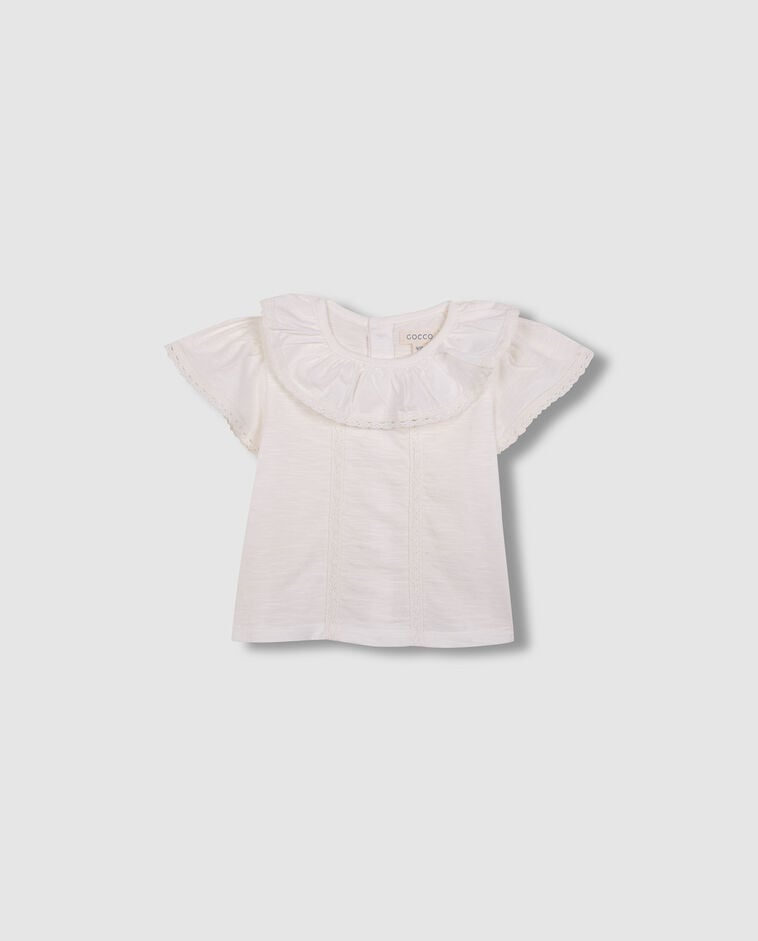 Camiseta manga corta blanco