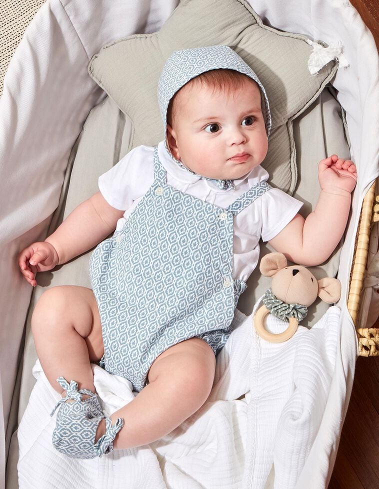 Camiseta con cuello bebe blanco