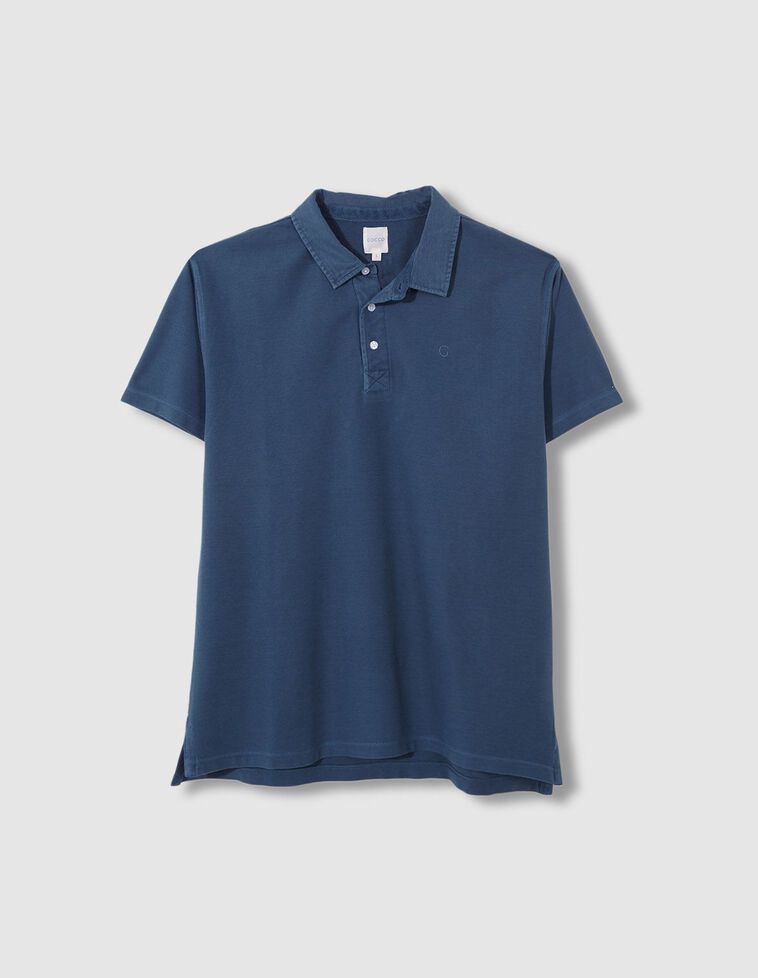 Polo manga corta gris