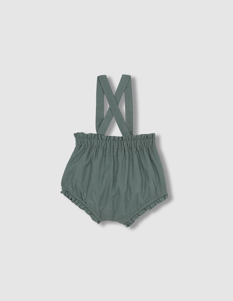 Bombacho con tirantes verde