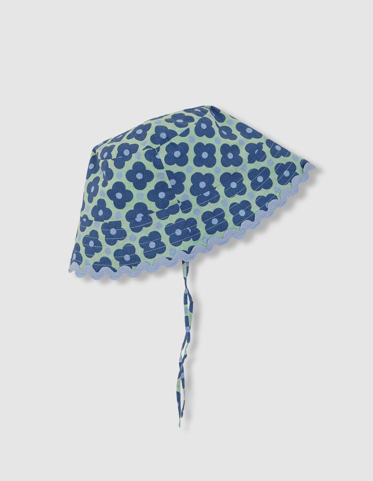 Gorro estilo sesentero verde