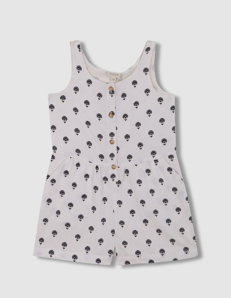 Peto estampado blanco