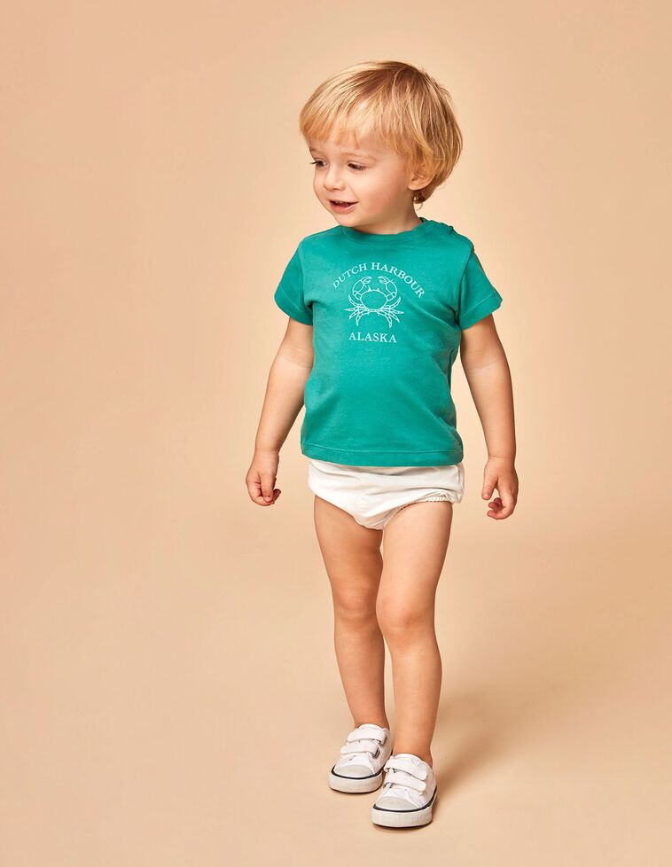 Camiseta con estampado en blanco