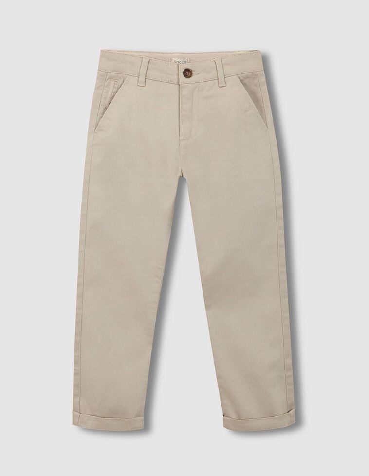 Pantalón chino piedra