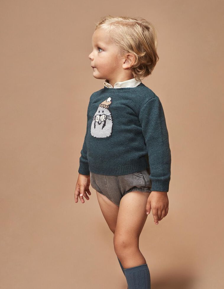 Jersey dibujo foca verde