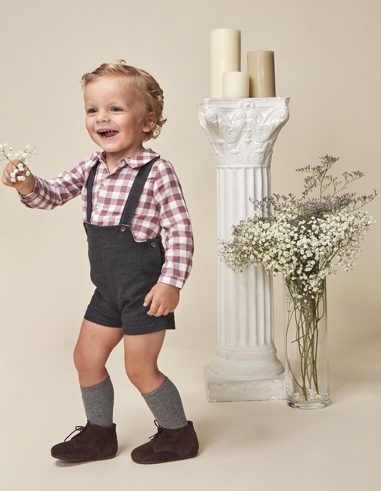 Camisa cuadro vichy morado Camisa cuadro vichy morado