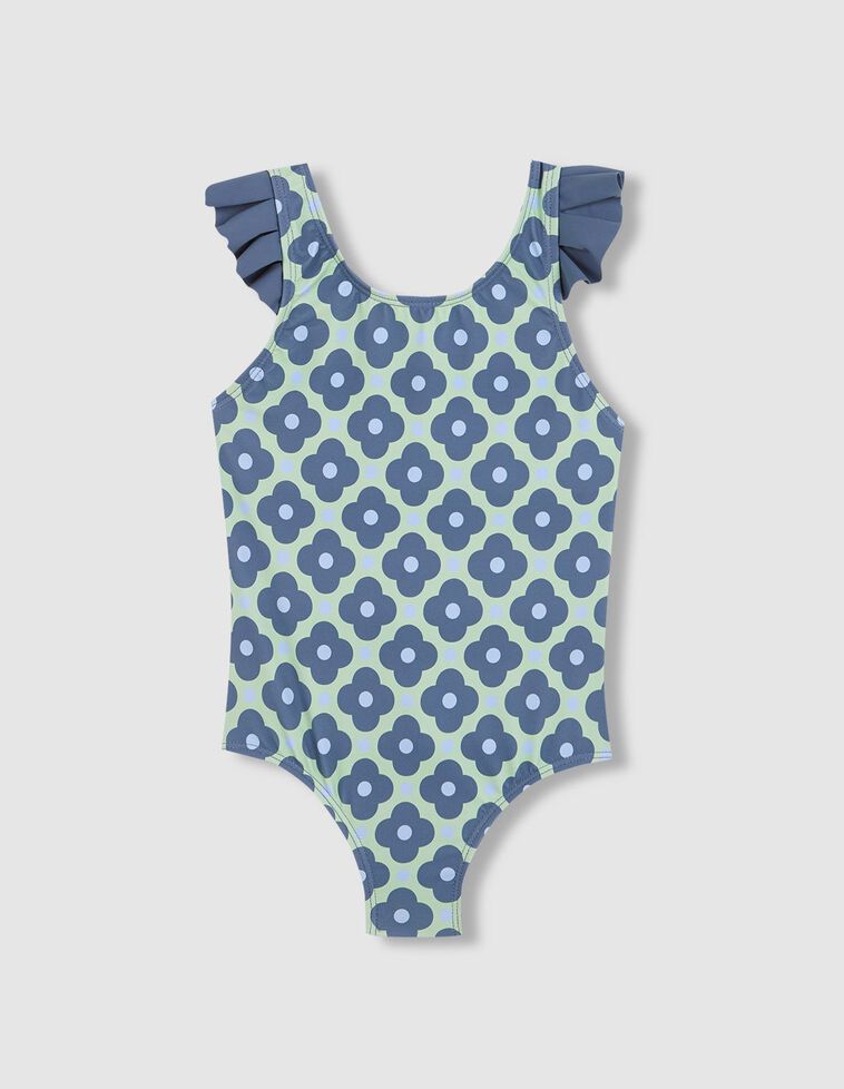 Bañador estilo sesentero verde