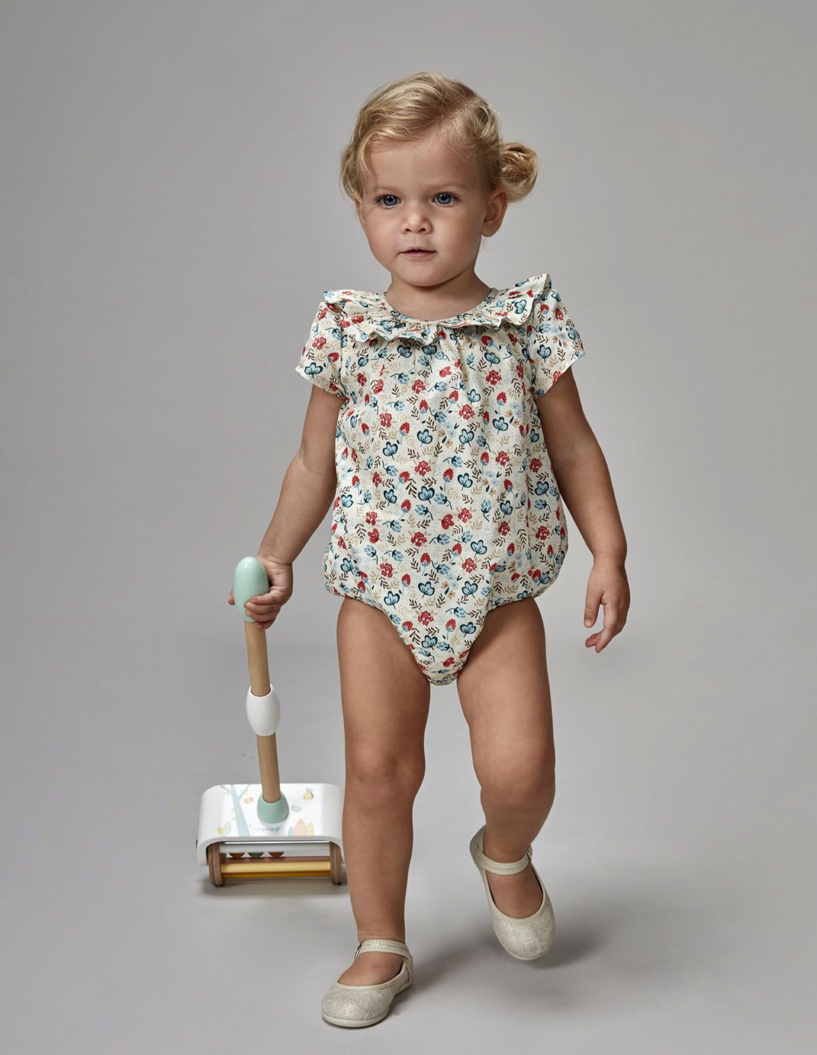 Ranita estampada flores rosa para nina bebe Gocco