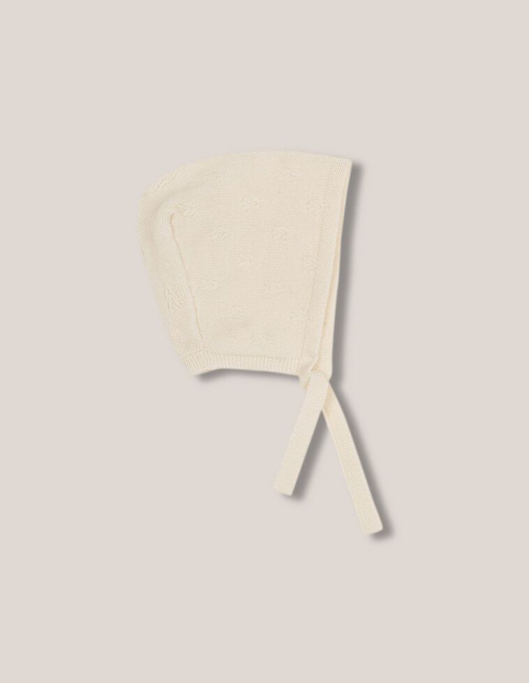 Capota punto especial crudo con cashmere