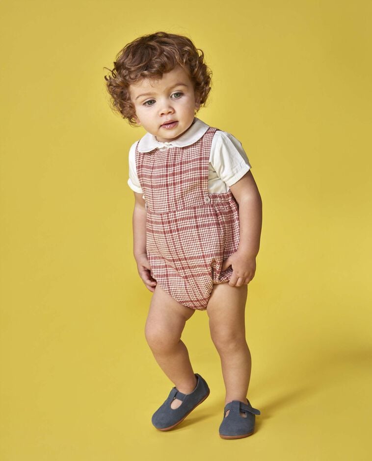 Ranita de cuadros rosa