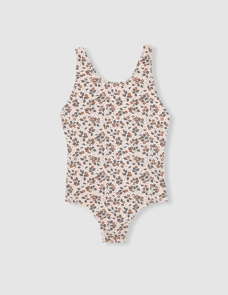 bañador estampado flores lazo