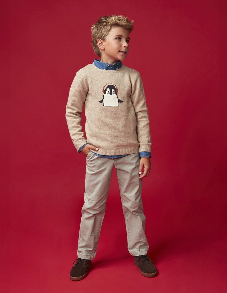 Pantalón chino gris