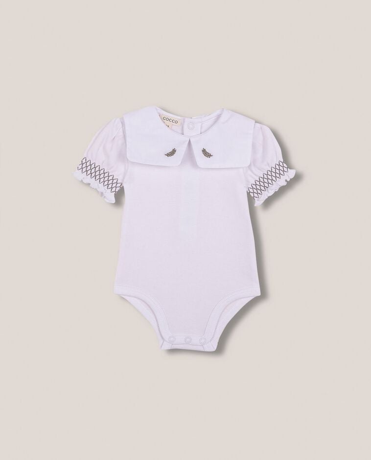 Body blanco con bordado