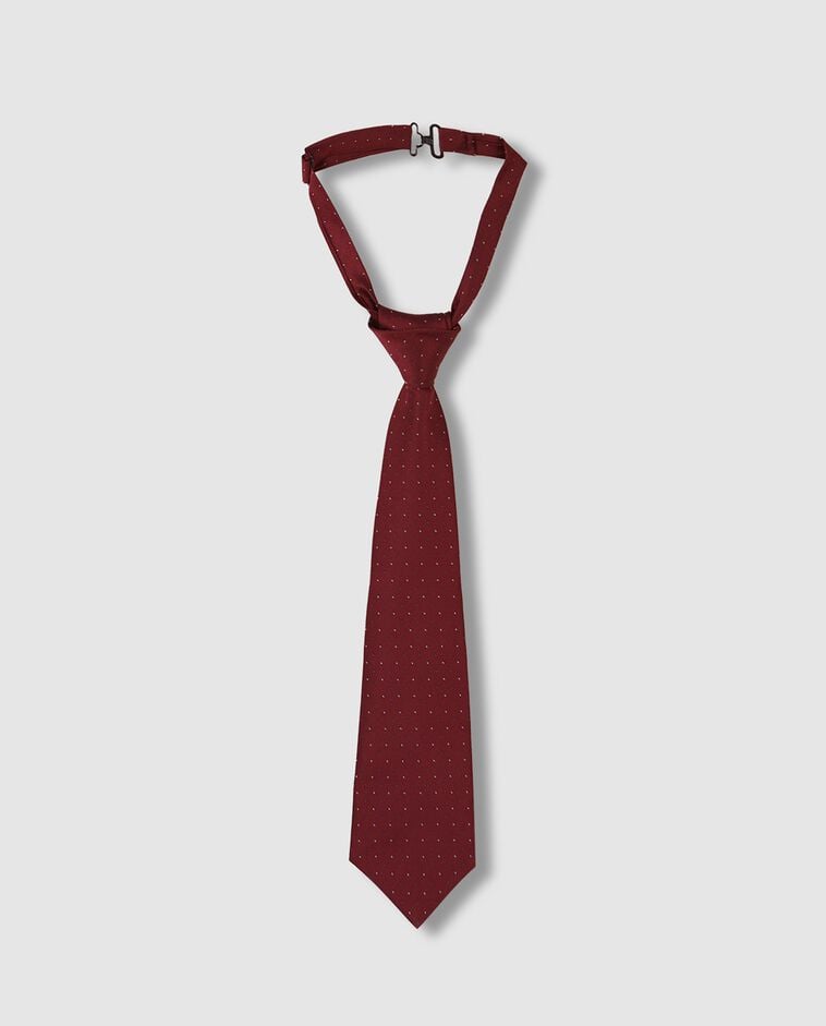 Corbata para eventos granate ni&ntilde;o