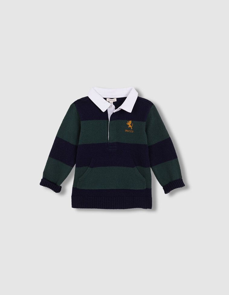 Jersey polo de rayas