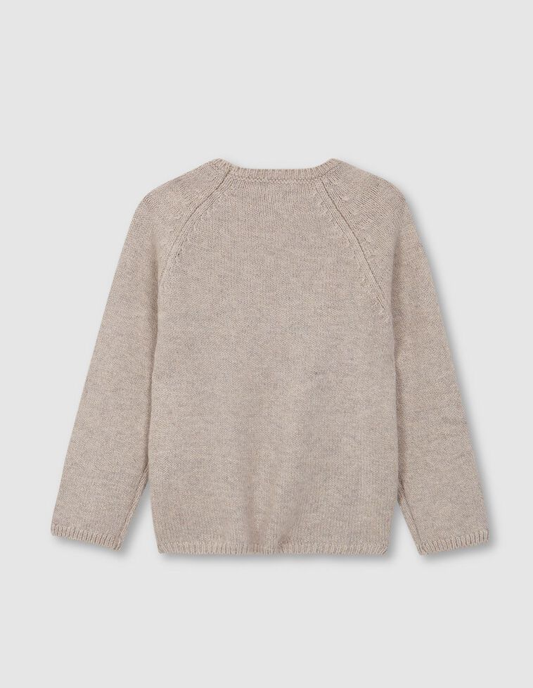 Jersey Intarsia Seta Piedra Melange