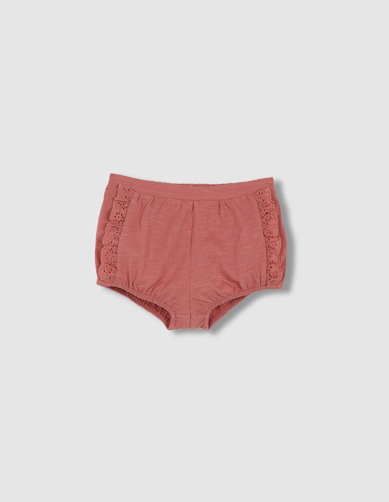 Pantalón bombacho de punto  rosa
