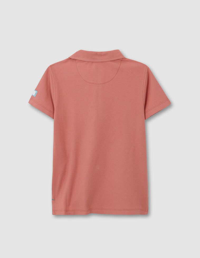 Polo de pique coral 